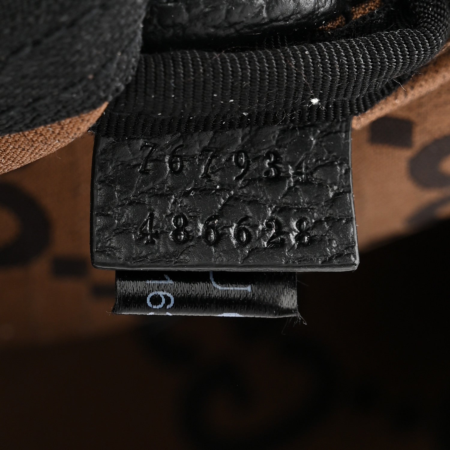 Gucci Recycled Polyester Monogram Jumbo GG Belt Bag Ebony Beige