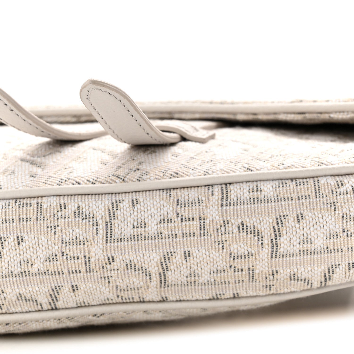 Christian Dior Oblique Mens Saddle Bag Grey