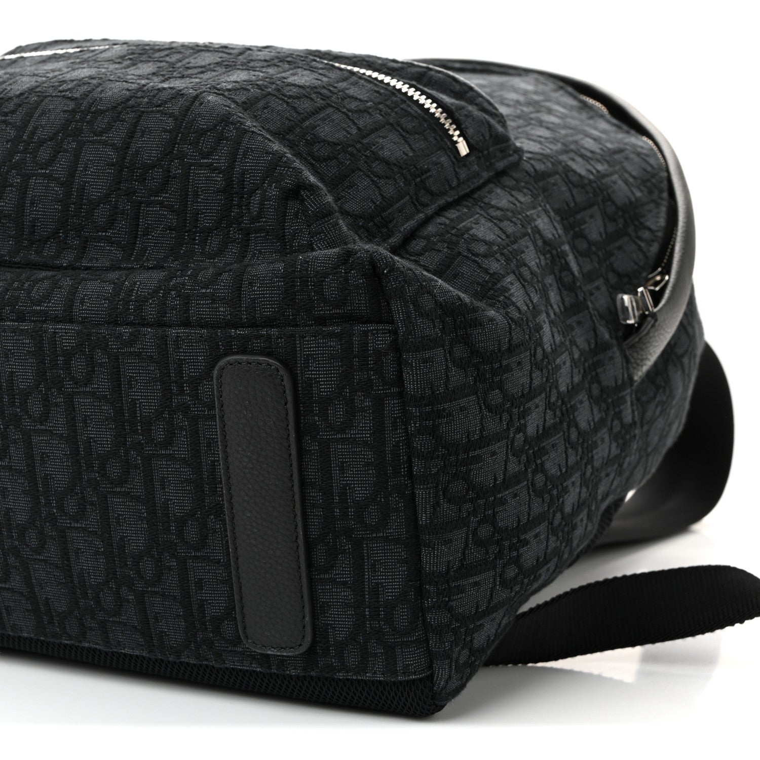 Christian Dior Oblique Calfskin Rider Backpack Black