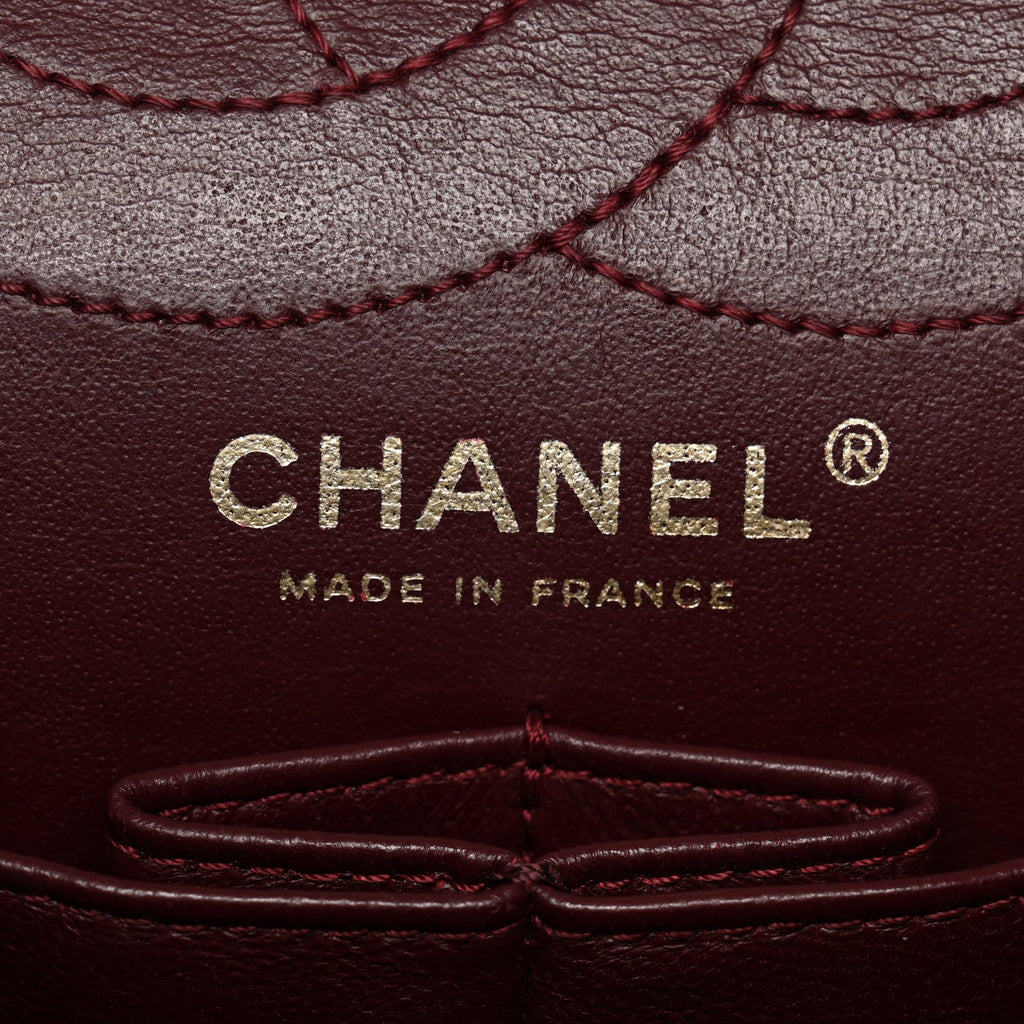 Chanel Aged Calfskin Quilted 2.55 Reissue 226 Flap Black