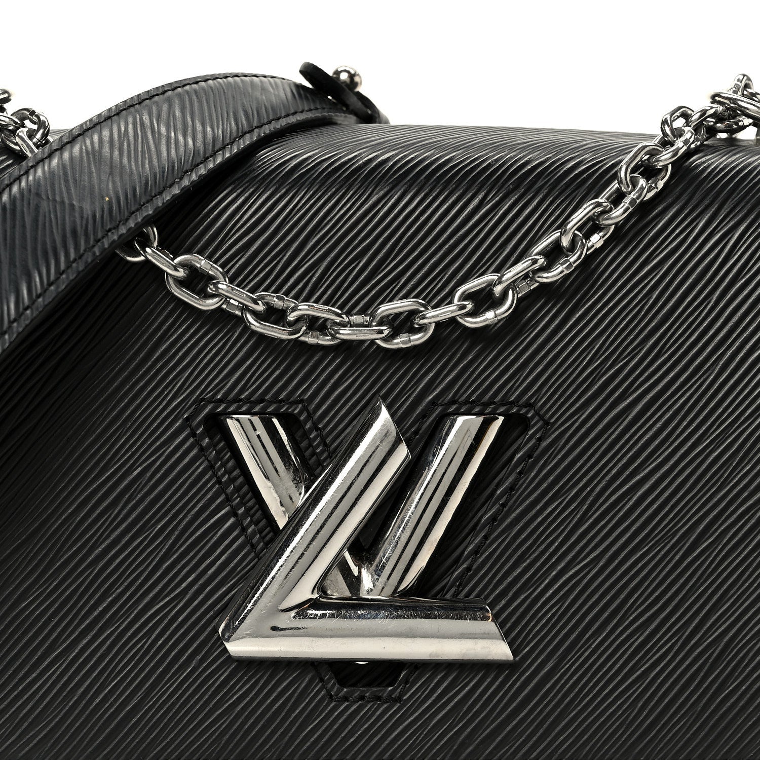 Louis Vuitton Epi Twist Shoulder Bag MM Black