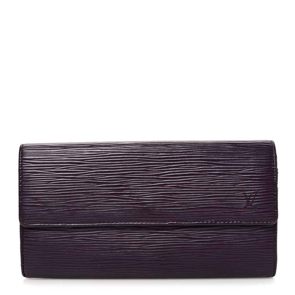 Louis Vuitton Epi Sarah Wallet Cassis