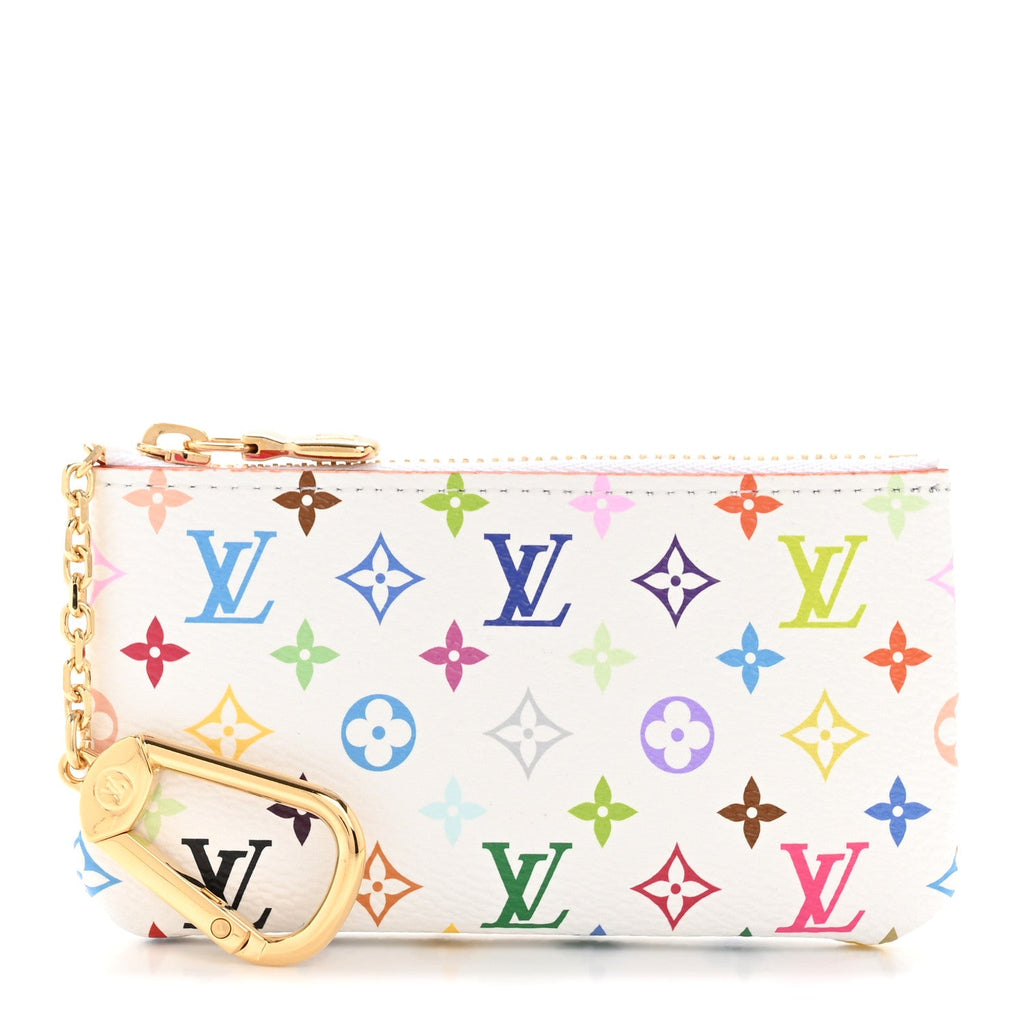 Louis Vuitton LV X TM Monogram Multicolor Key Pouch White