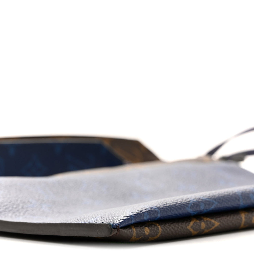 Louis Vuitton Monogram Small Outdoor Pouch Pacific Blue