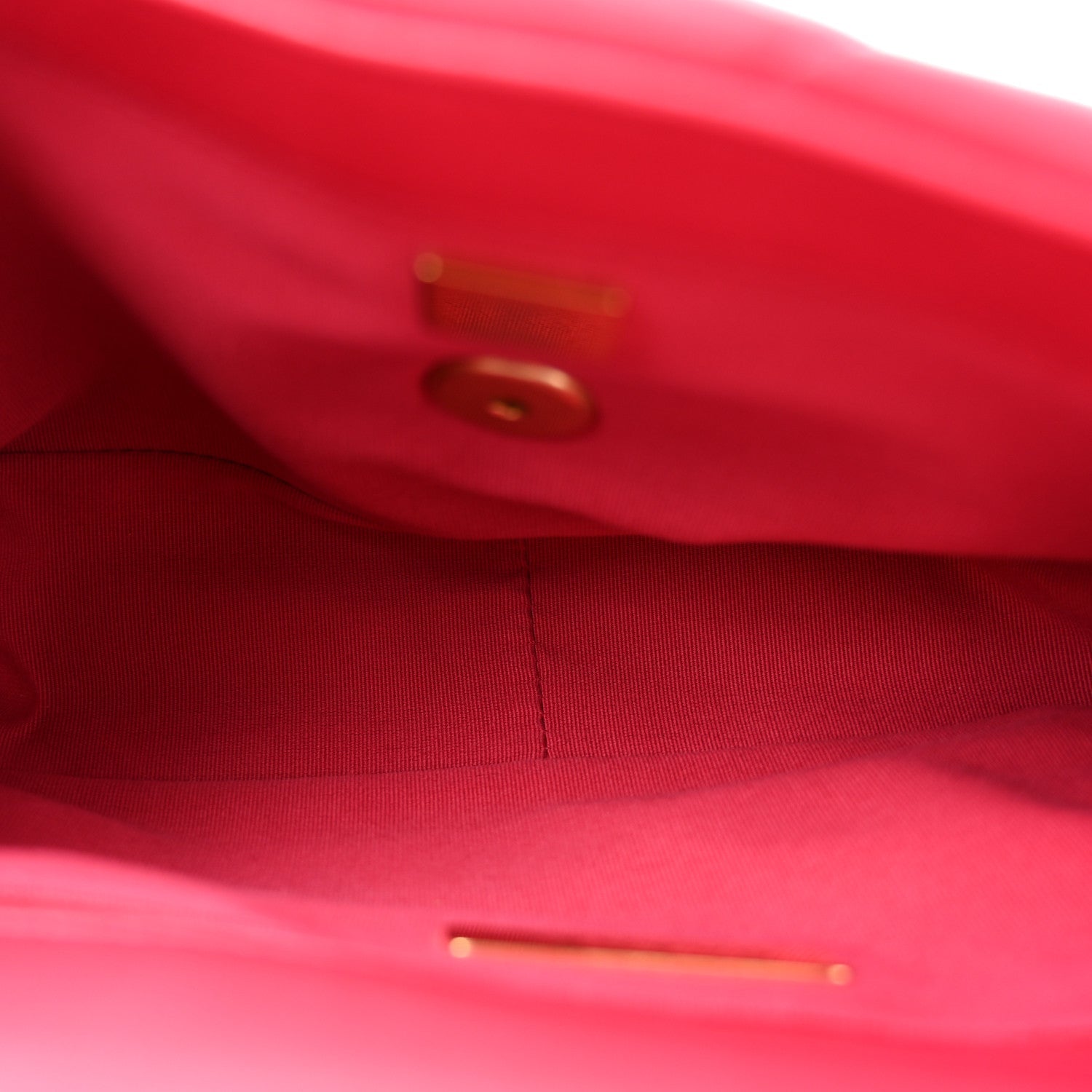 Chanel Lambskin Quilted Medium Chanel 19 Flap Dark Pink