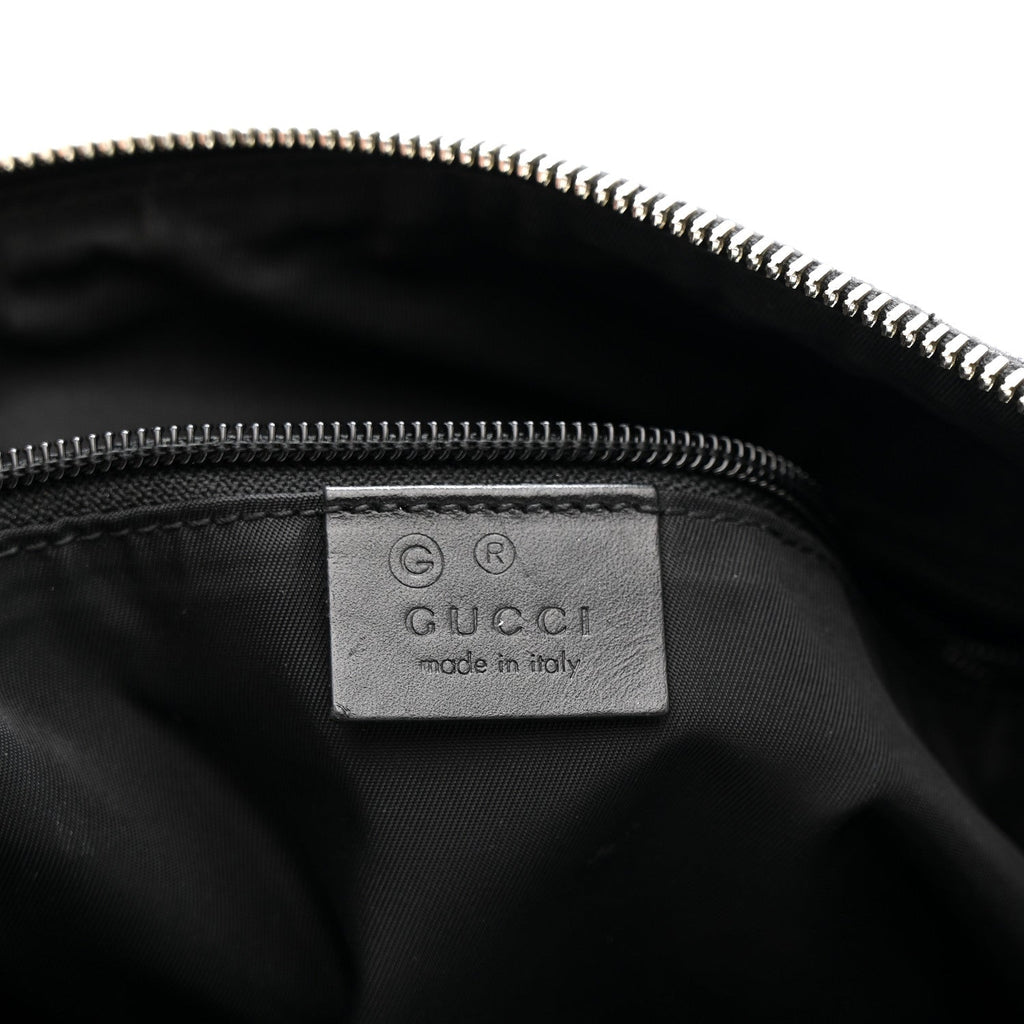 Gucci Techno Canvas Web Messenger Bag Black
