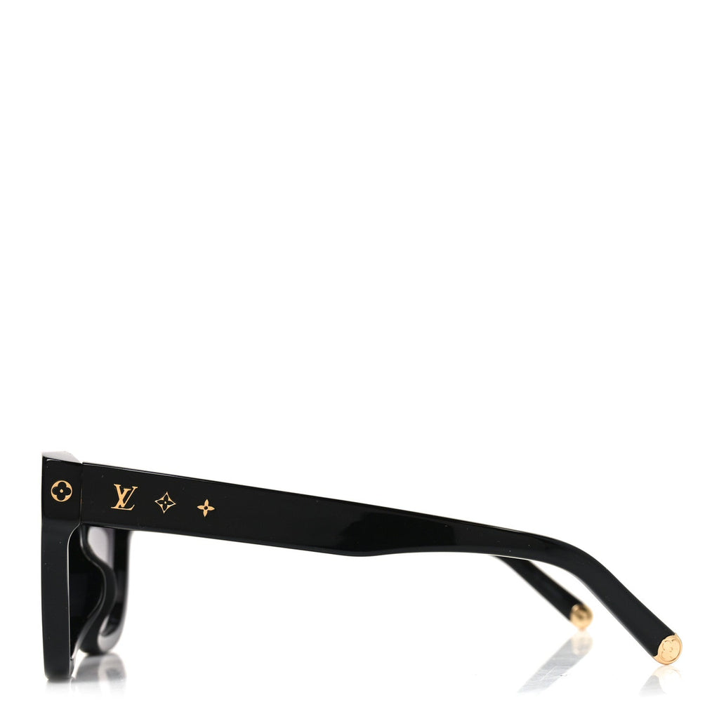Louis Vuitton Acetate My Monogram Square Sunglasses Z1523E Black