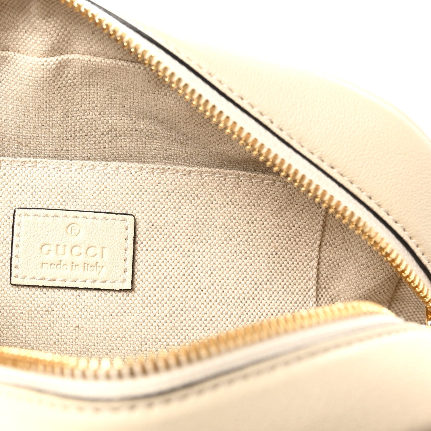Gucci Sakai Be Green Calfskin Diagonal Stitched Small Blondie Shoulder Bag Mystic White