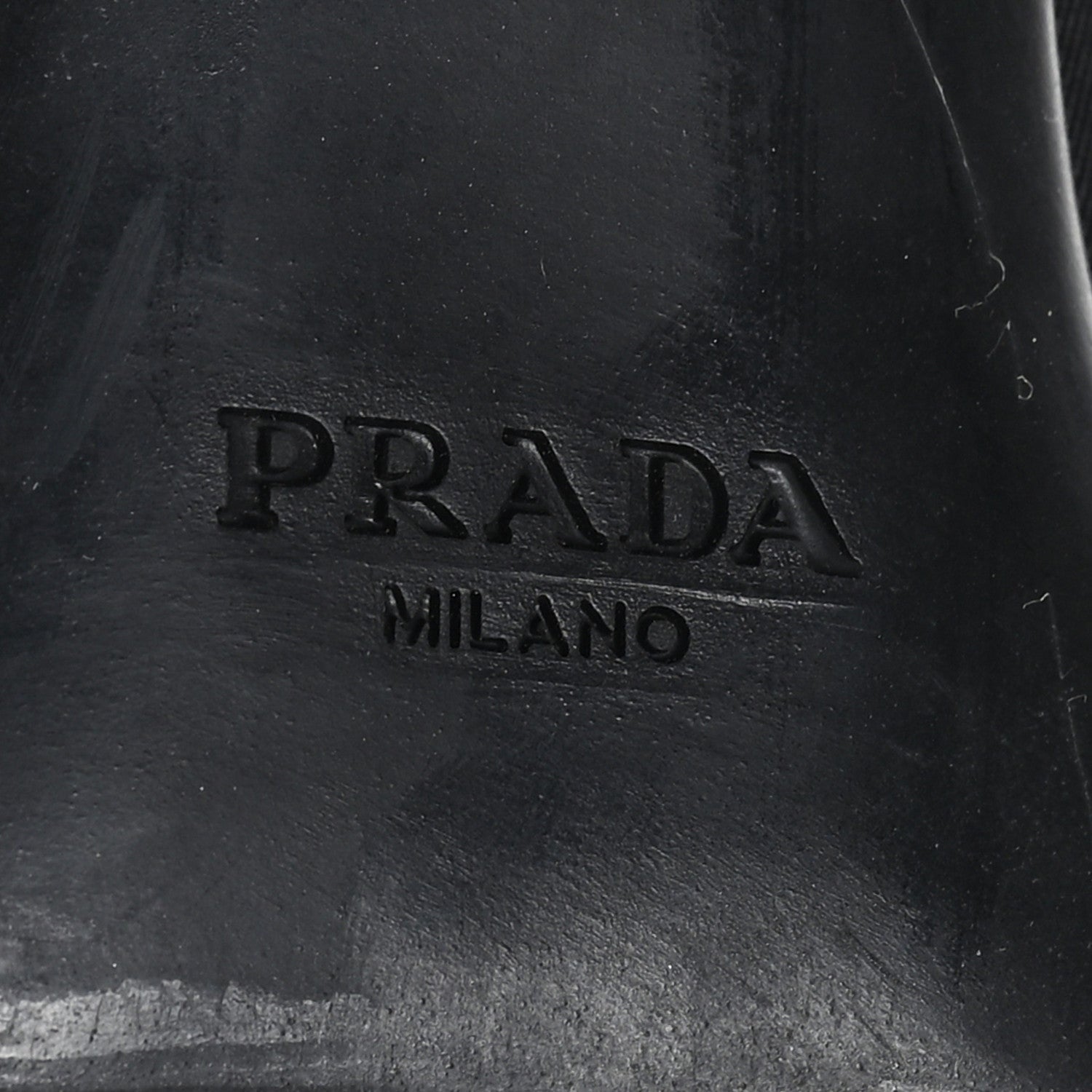 Prada Spazzolato Re-Nylon Metal Triangle Logo 110mm Ankle Boots 37 Black