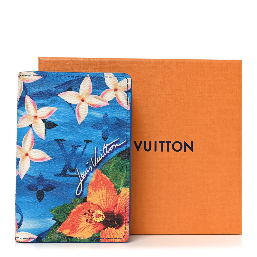 Louis Vuitton Monogram Surfin' Pocket Organizer NM Blue