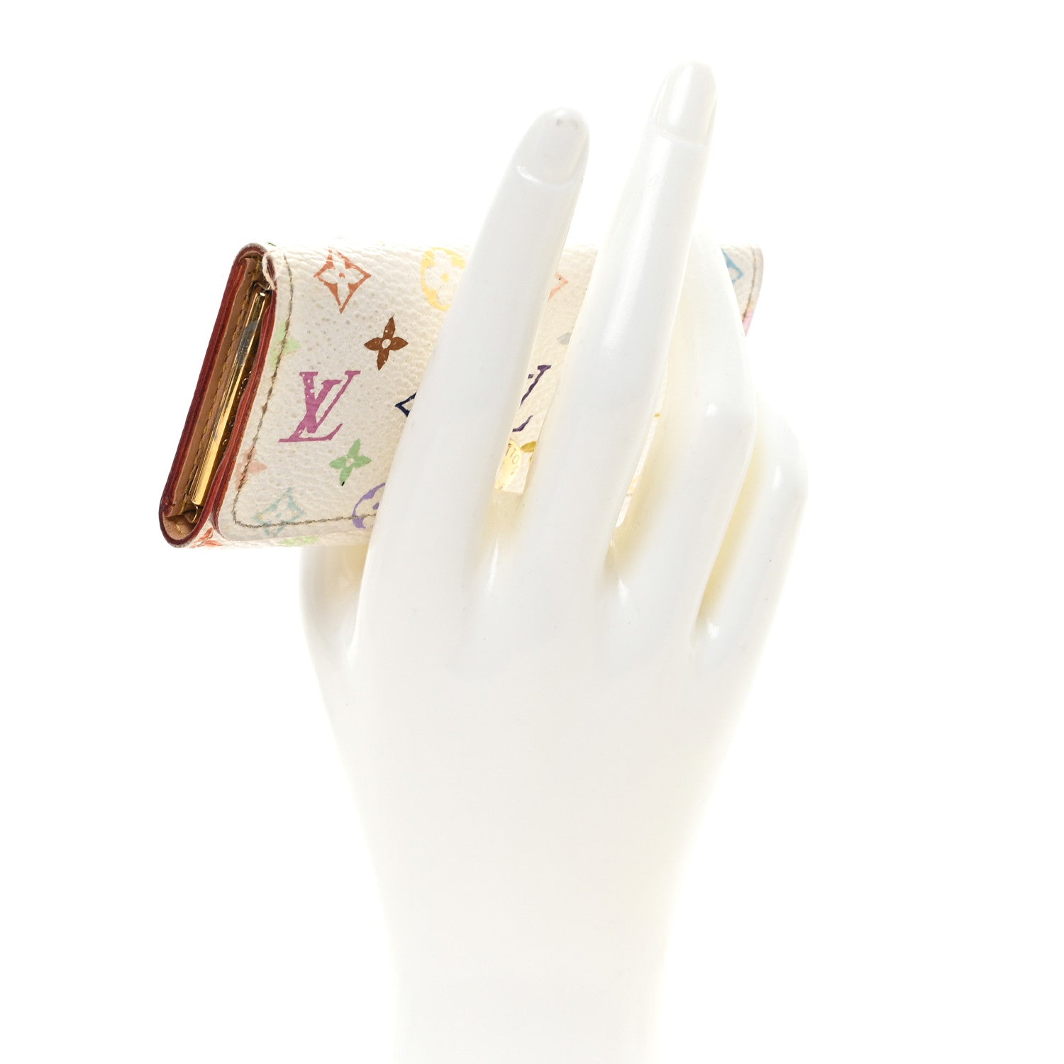 Louis Vuitton Monogram Multicolor Multicles 4 Key Holder White