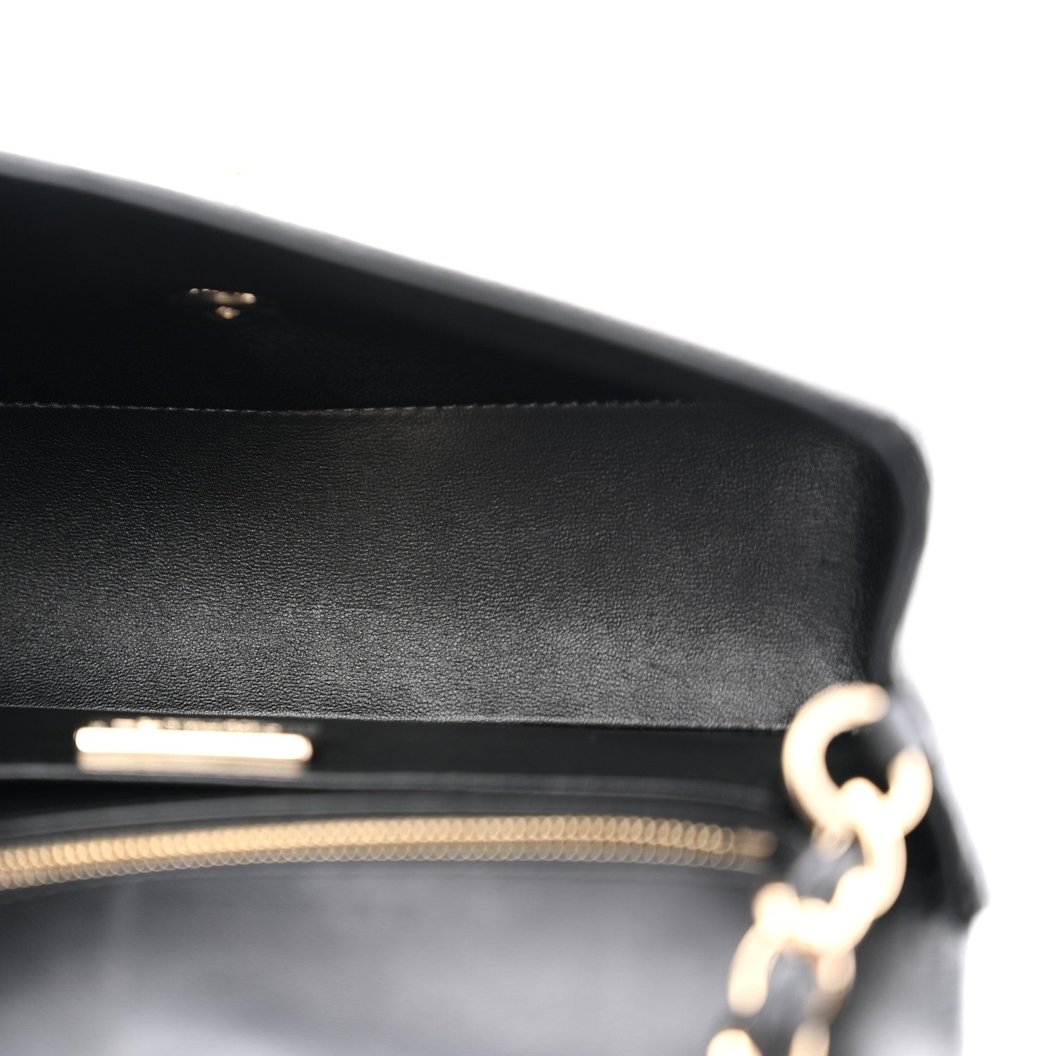 Chanel Lizard Mini Rectangular Flap Black