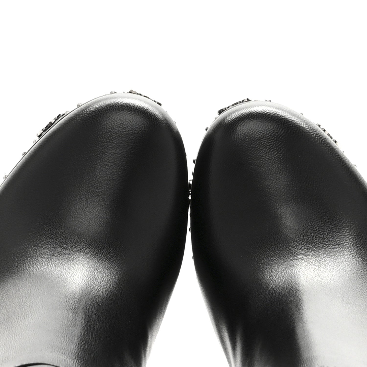 Gucci Nappa Charlotte Janaya 110mm Platform Knee Boots 35.5 Black