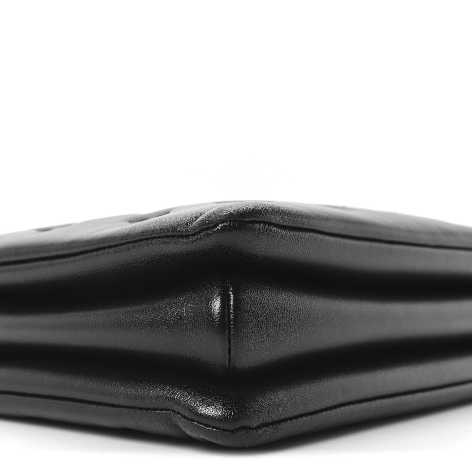 Louis Vuitton Lambskin Embossed Monogram Coussin PM Black