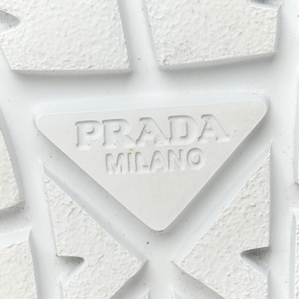 Prada Re-Nylon Gabardine Triangle Logo Double Wheel 50mm Sneakers 38 Black
