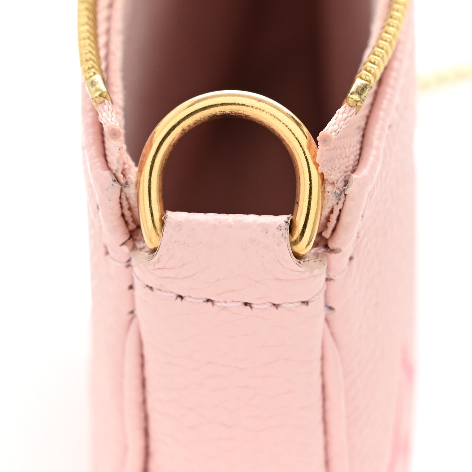Louis Vuitton Empreinte Monogram Giant By The Pool Mini Pochette Accessories Bouton De Rose