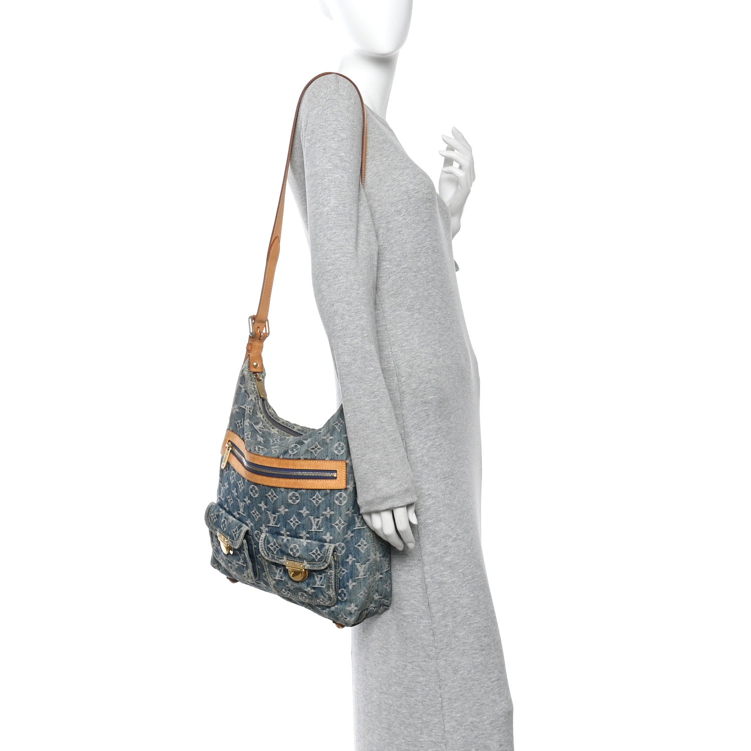 Louis Vuitton Denim Baggy GM Blue