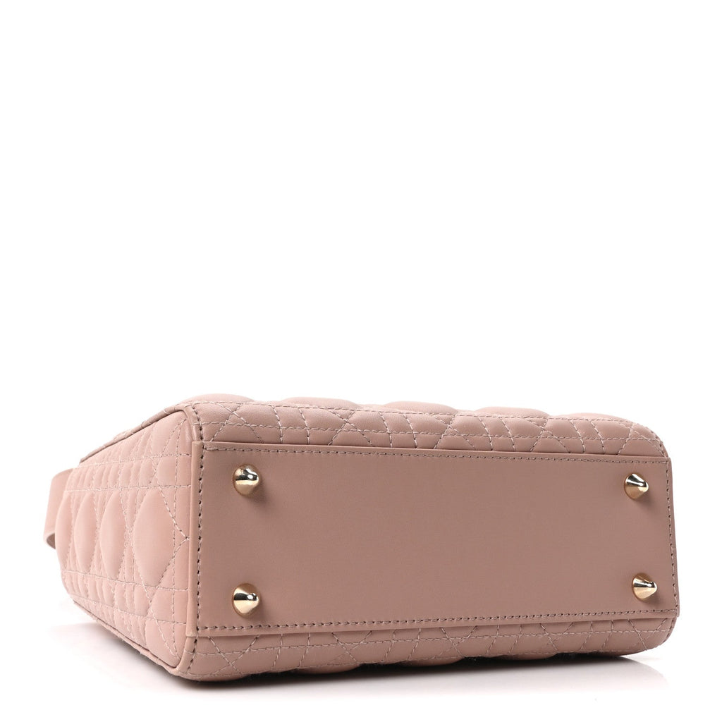 Christian Dior Lambskin Cannage Small My ABCDior Lady Dior Fard