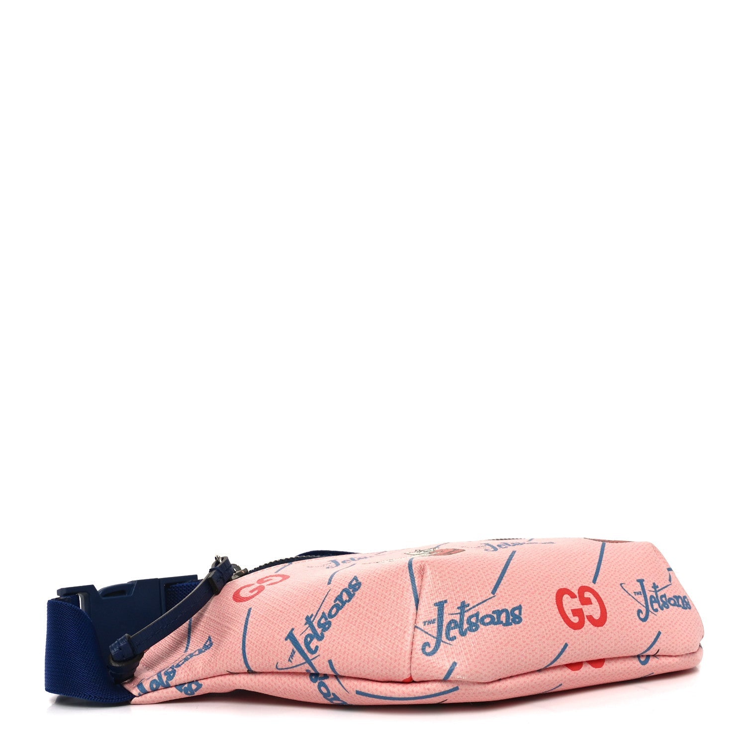 Gucci Coated Canvas Interlocking G Jetsons Childrens Belt Bag Pink