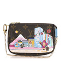 Louis Vuitton Monogram 2022 Christmas Animation Tokyo Mini Pochette Accessories Blue