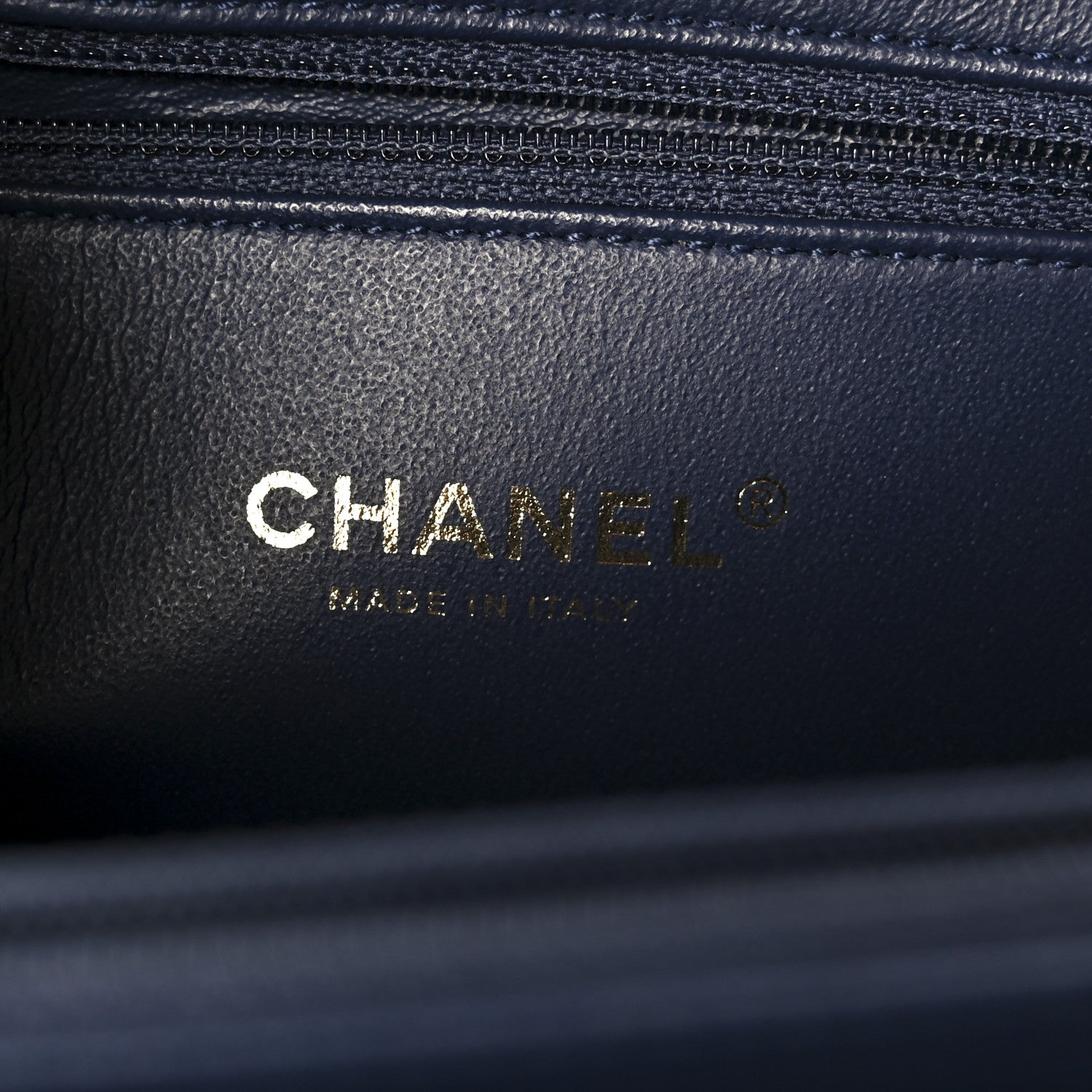 Chanel Tweed Snakeskin Quilted Medium CC Filigree Vanity Case Dark Navy