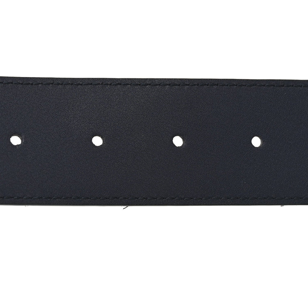 Gucci Guccissima Signature Interlocking G 40mm Belt 80 32 Black