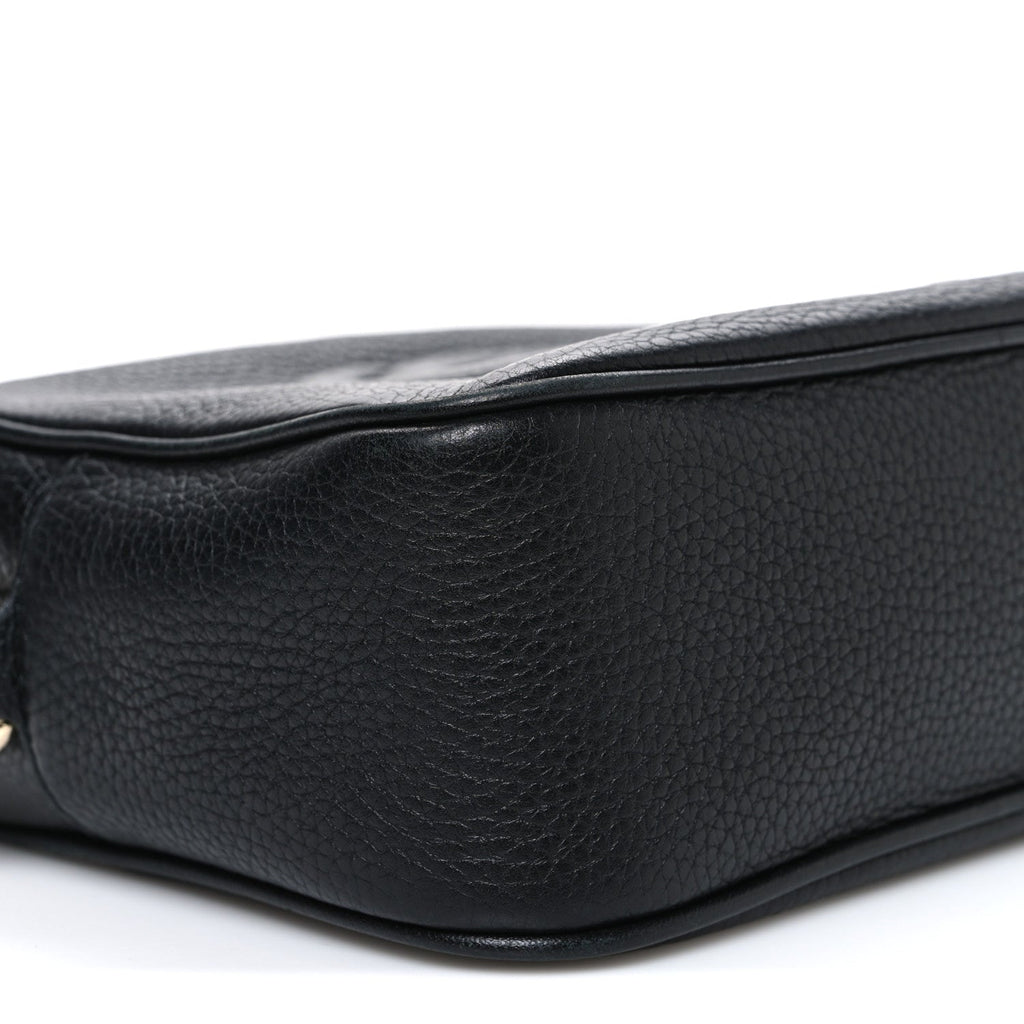 Gucci Pebbled Calfskin Small Soho Disco Bag Black