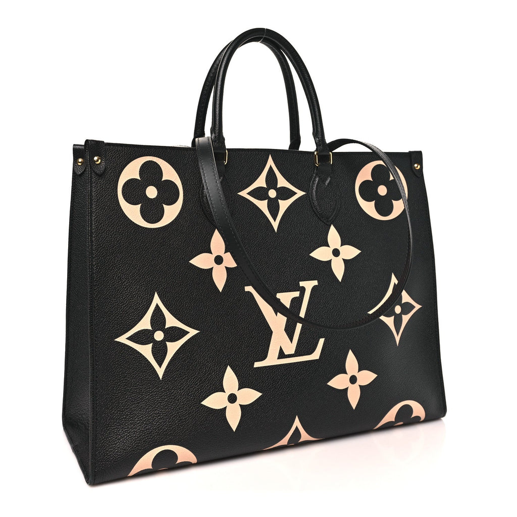 Louis Vuitton Empreinte Monogram Giant Onthego GM Black Beige