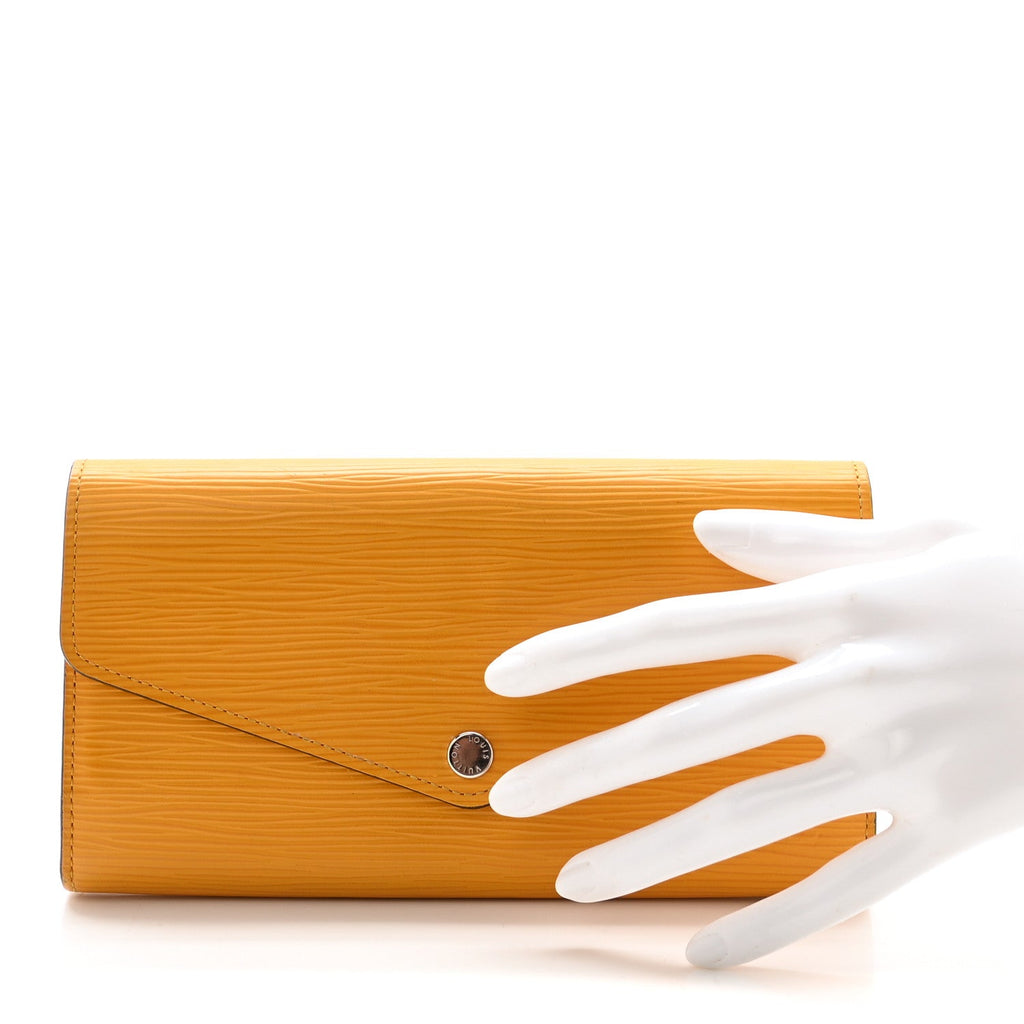 Louis Vuitton Epi Sarah Wallet NM Mimosa