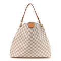 Louis Vuitton Damier Azur Graceful MM Rose Ballerine