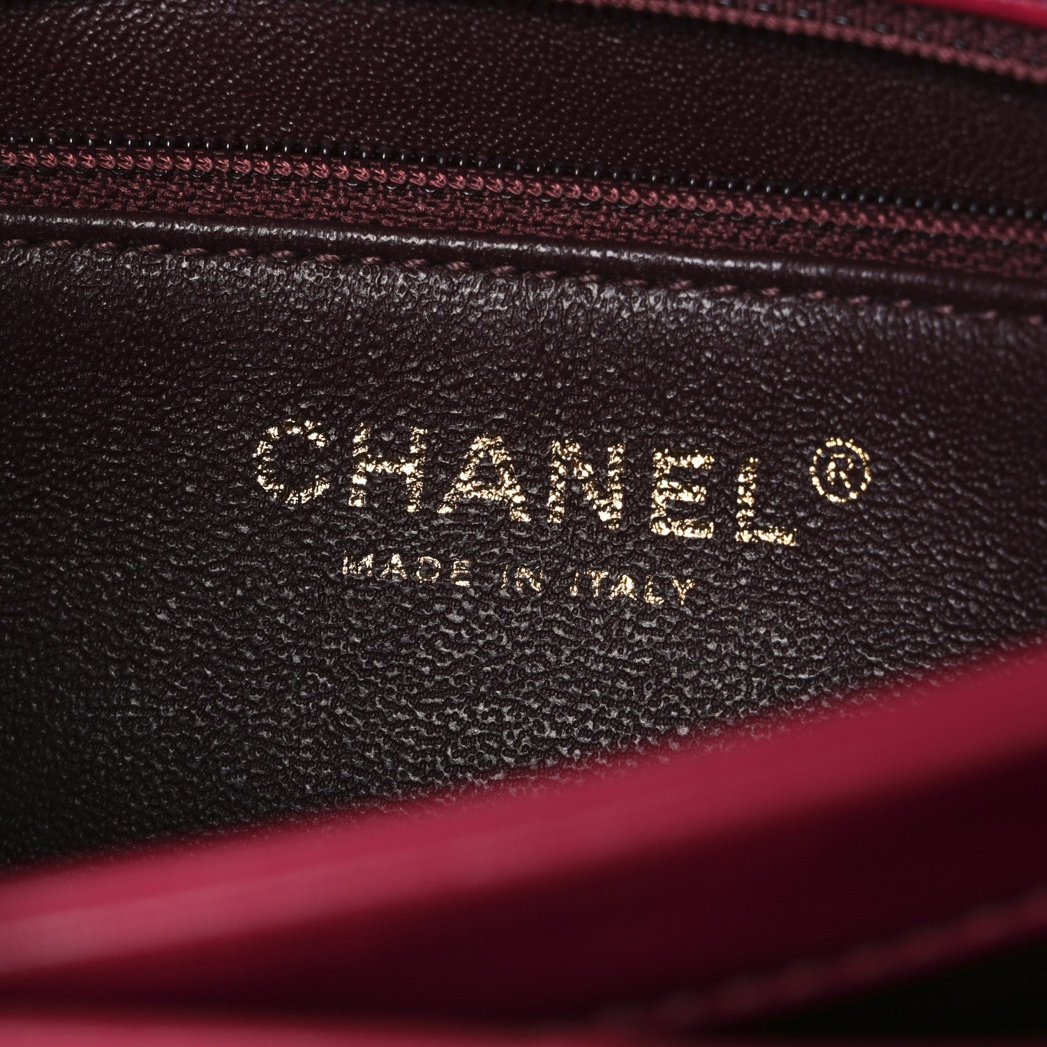 Chanel Lambskin Quilted Small Trendy CC Flap Dual Handle Bag Dark Pink