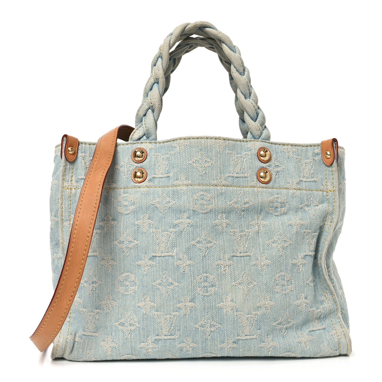 Louis Vuitton Monogram Washed Denim Let Go PM Sky Blue
