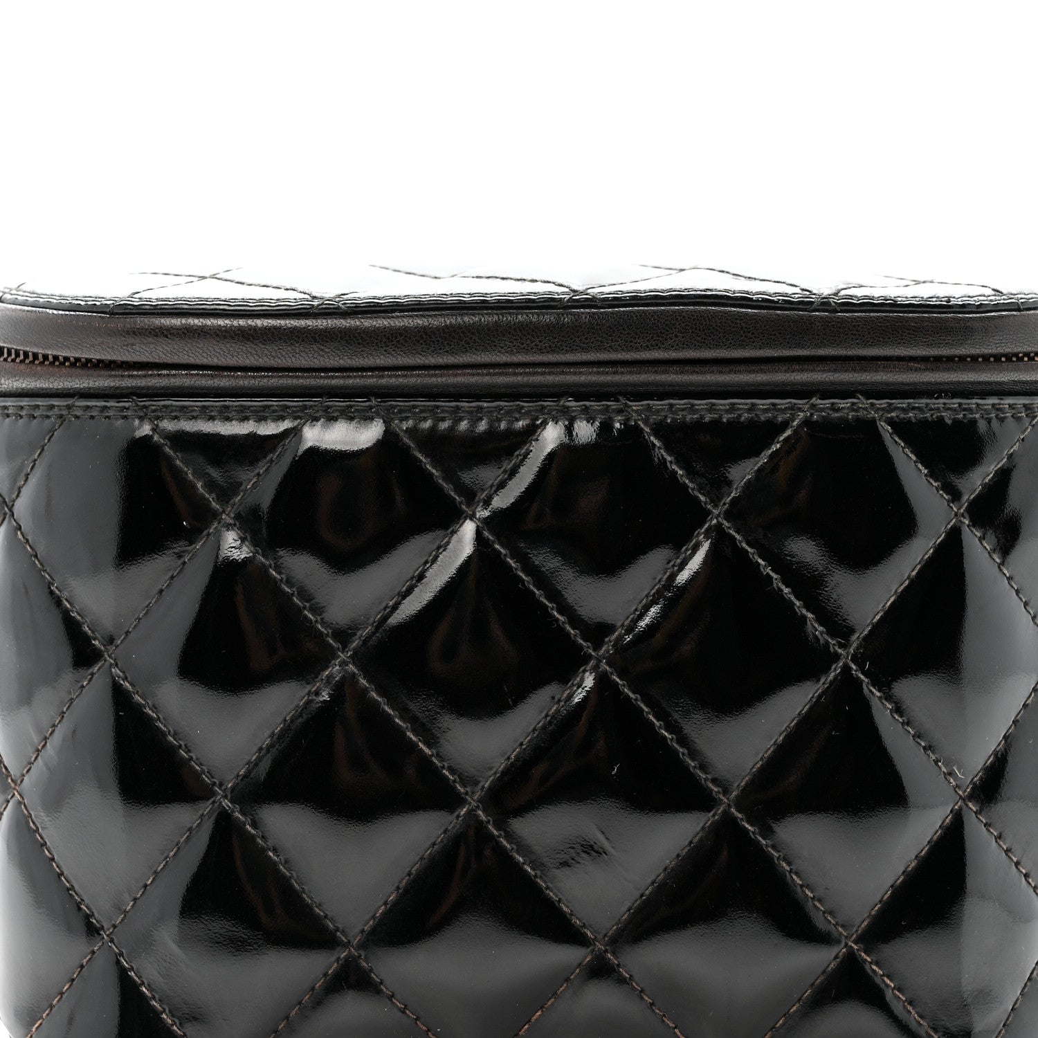 Chanel Patent Calfskin Quilted Waist Belt Bag 70 28 Black