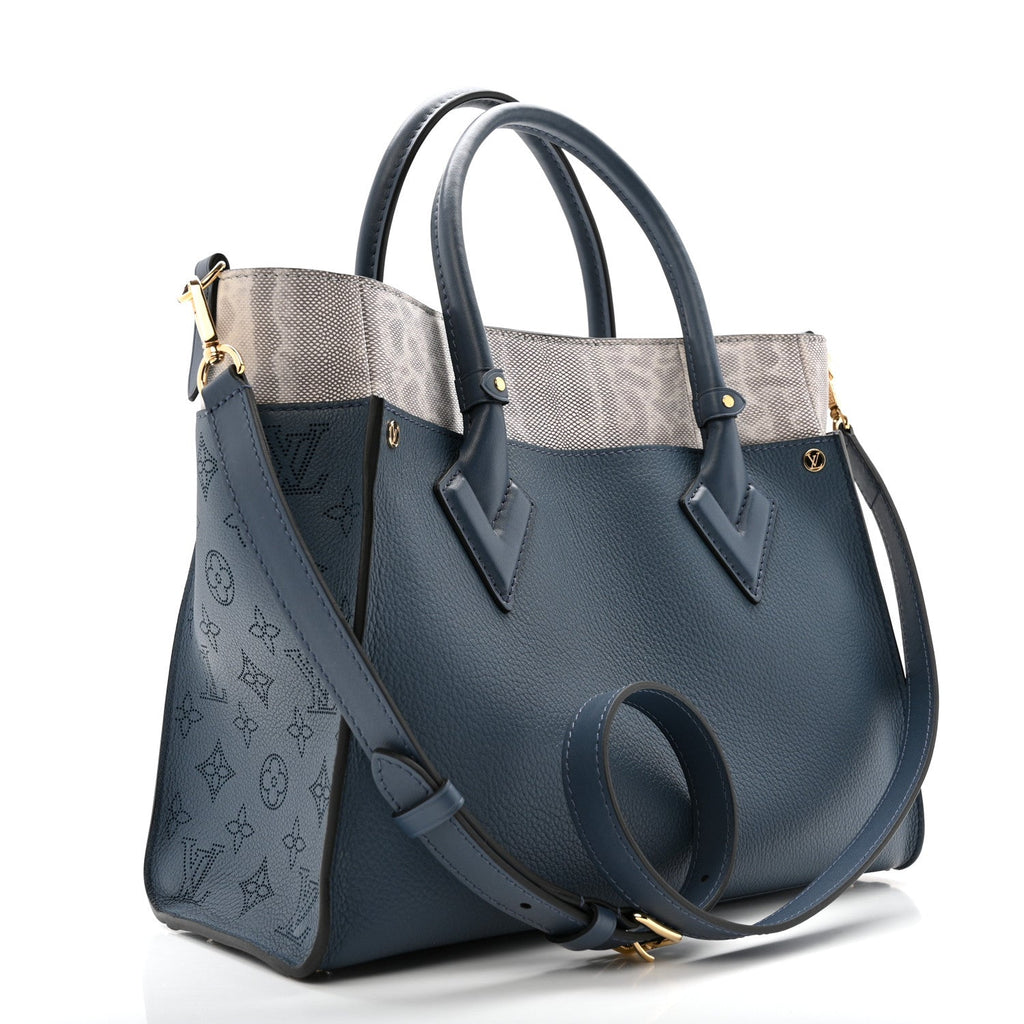 Louis Vuitton Calfskin Karung Monogram On My Side MM