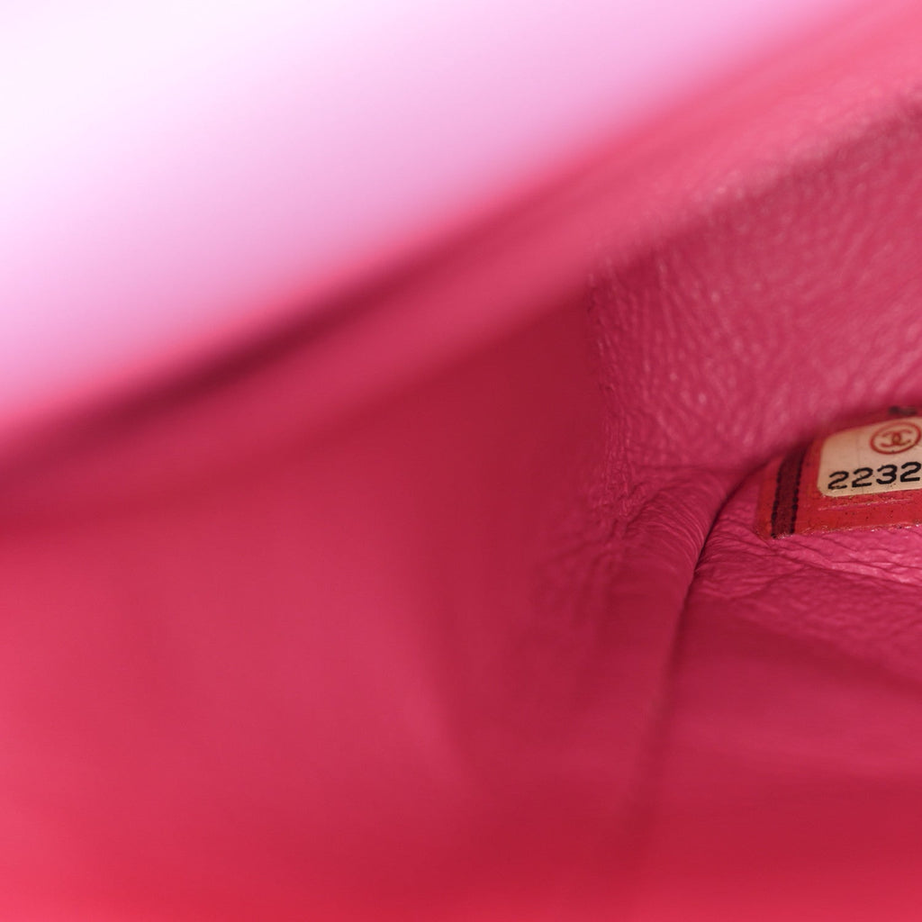 Chanel Lambskin Quilted Medium Double Flap Pink