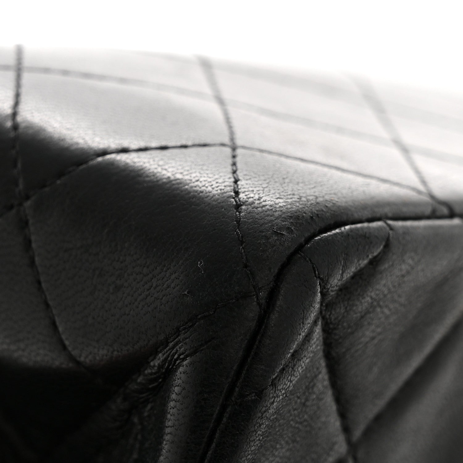 Chanel Lambskin Quilted Medium Double Flap Black