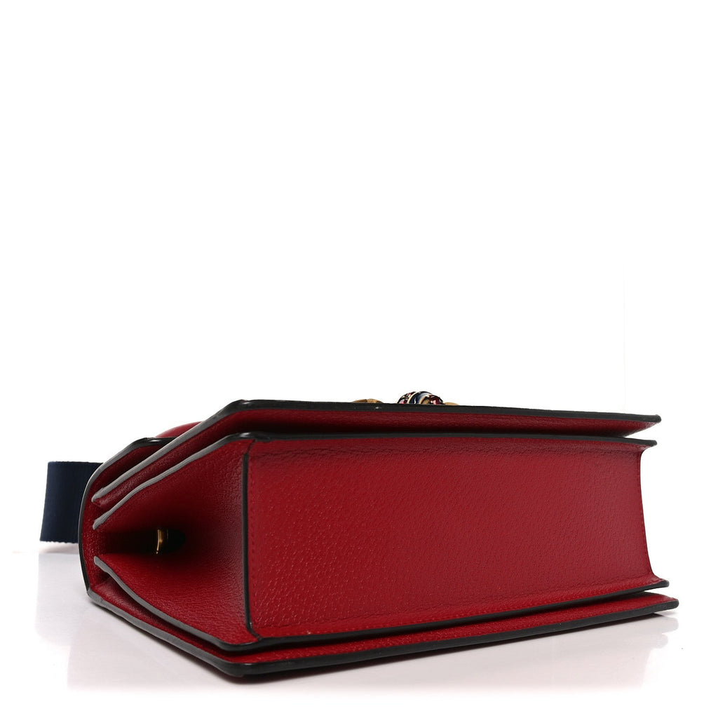 Gucci GG Supreme Monogram Small Queen Margaret Top Handle Bag Red