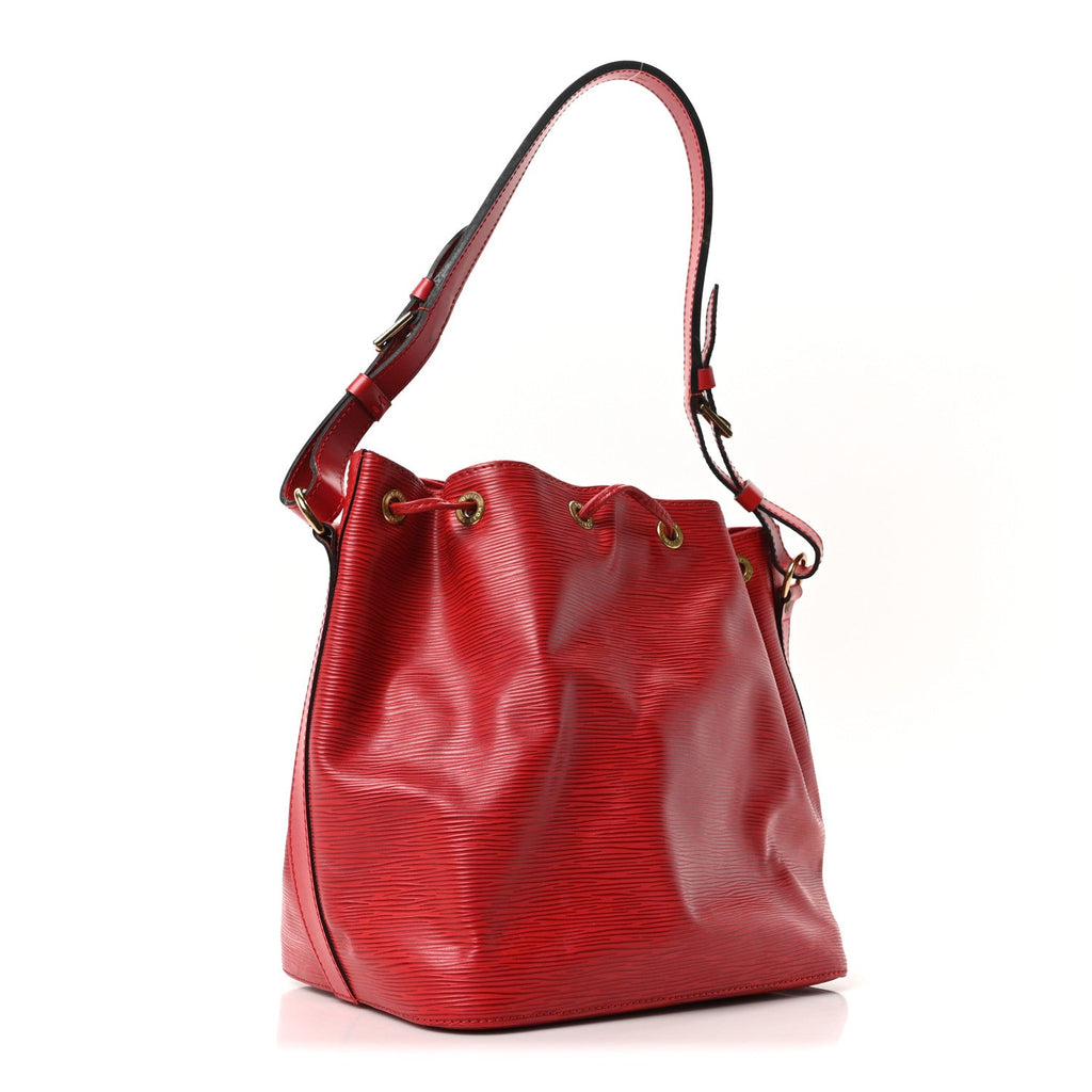Louis Vuitton Epi Petit Noe Castillan Red