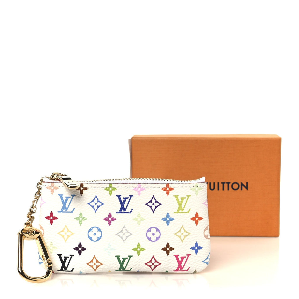 Louis Vuitton LV X TM Monogram Multicolor Key Pouch White
