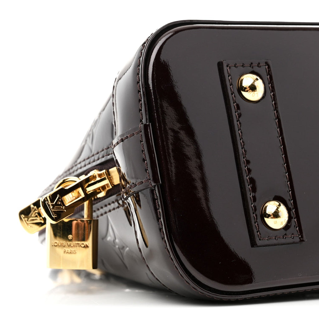 Louis Vuitton Vernis Alma BB Amarante