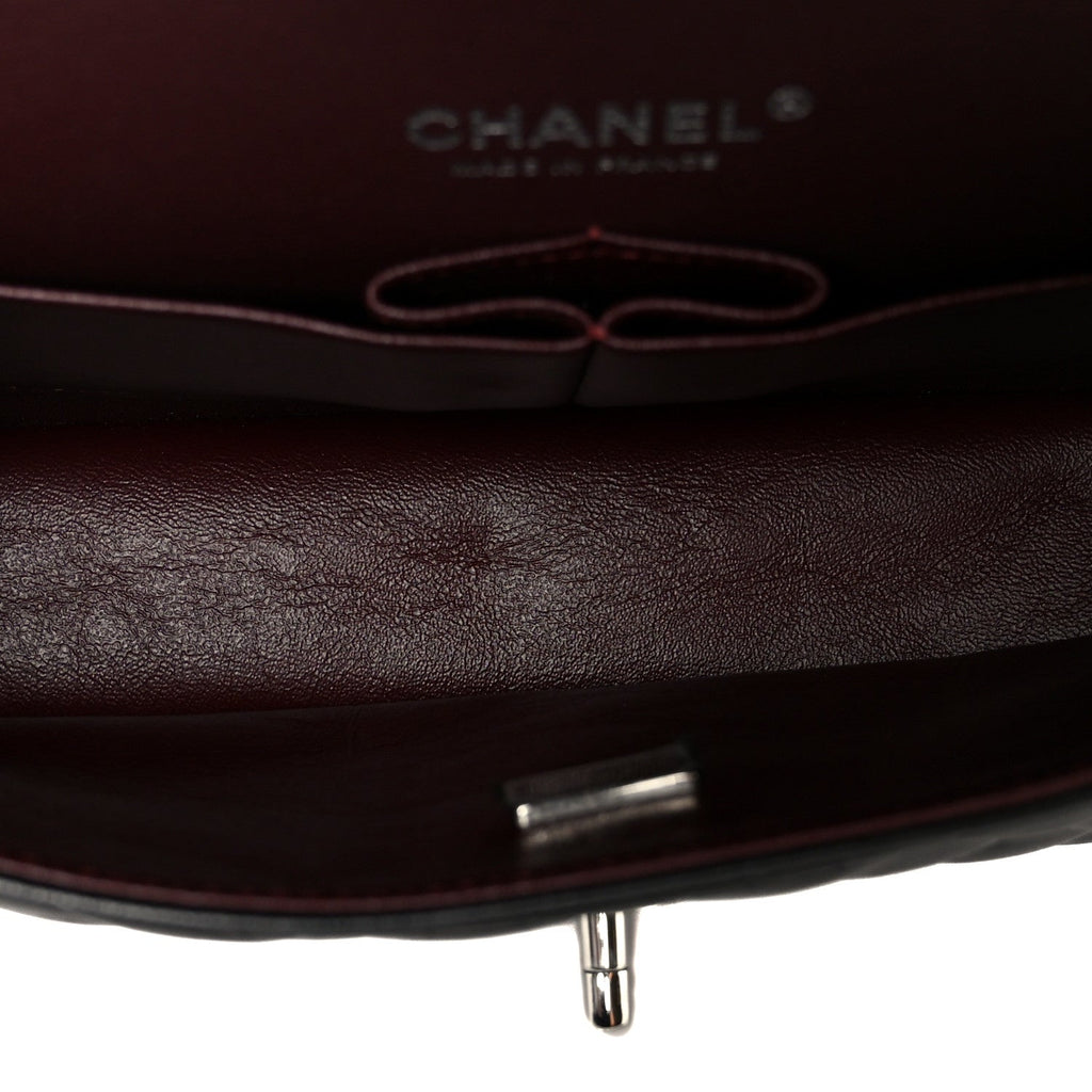 Chanel Lambskin Quilted Medium Double Flap Black