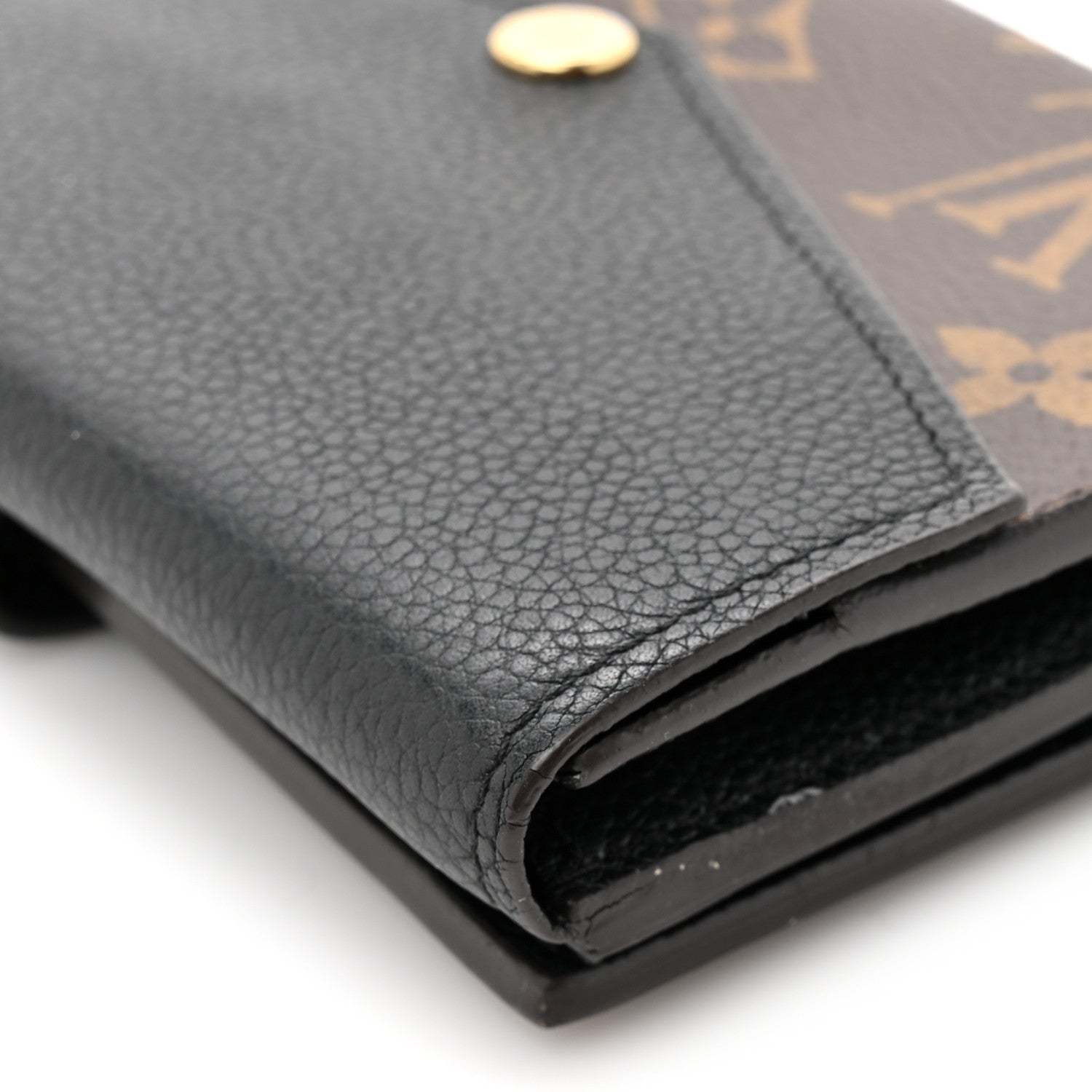 Louis Vuitton Monogram Pallas Compact Wallet Black
