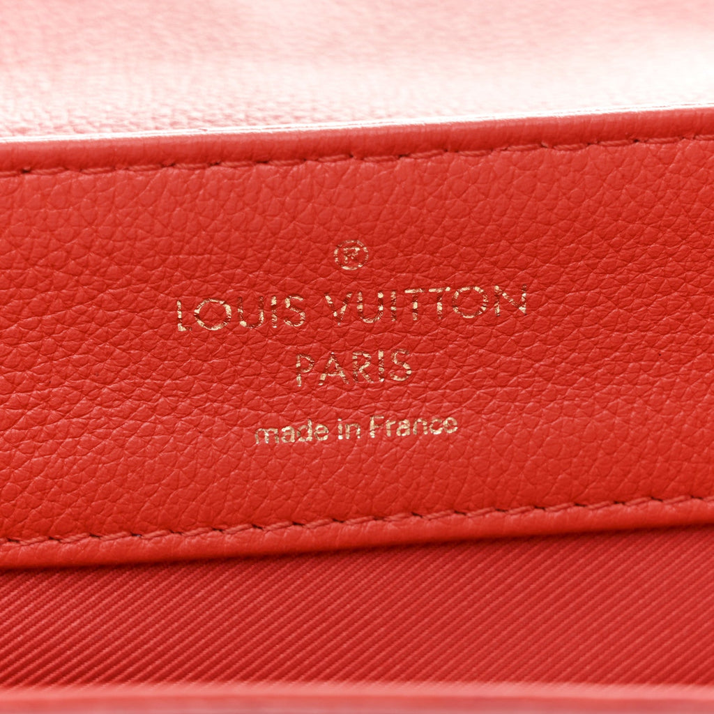 Louis Vuitton Calfskin Lockme PM Rouge