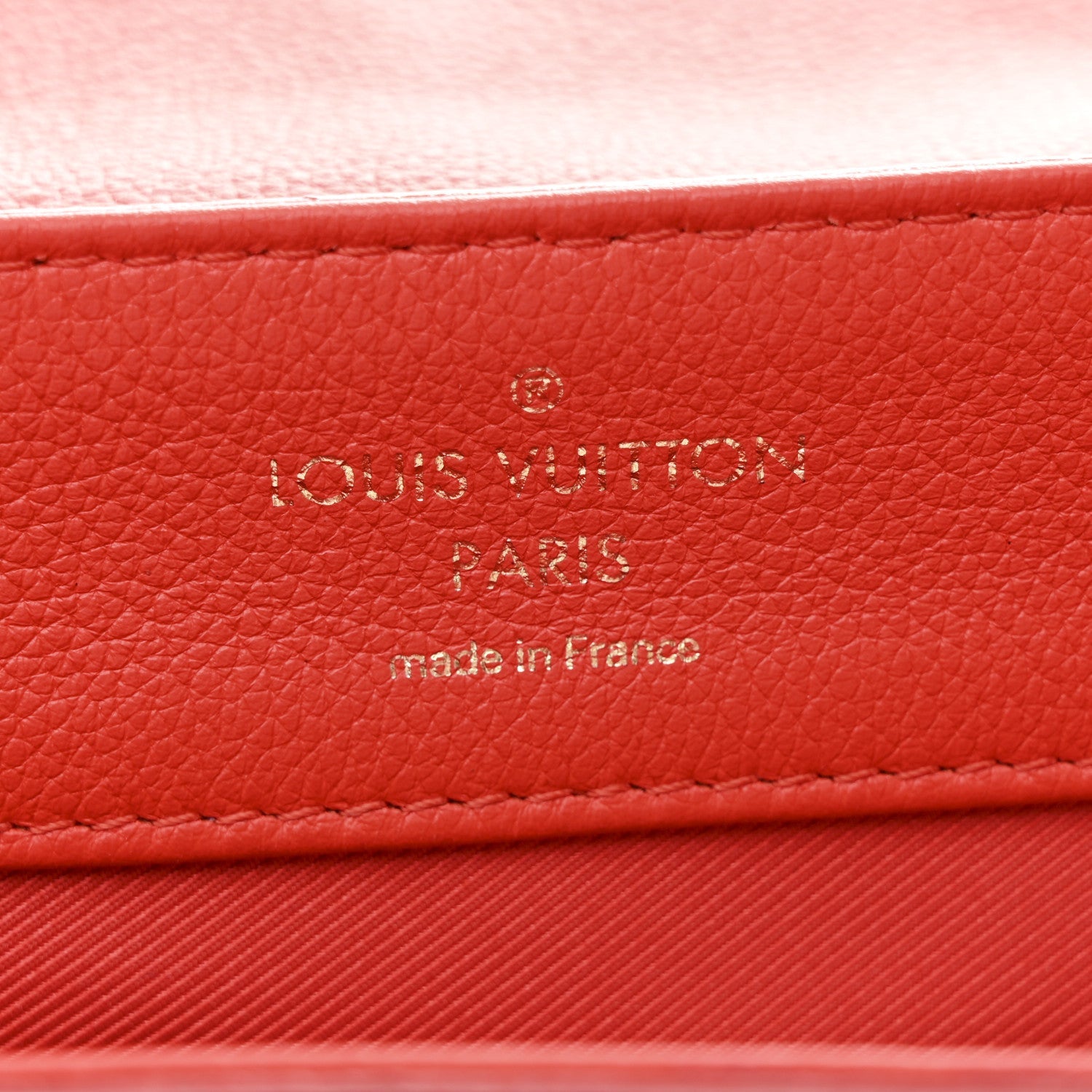 Louis Vuitton Calfskin Lockme PM Rouge