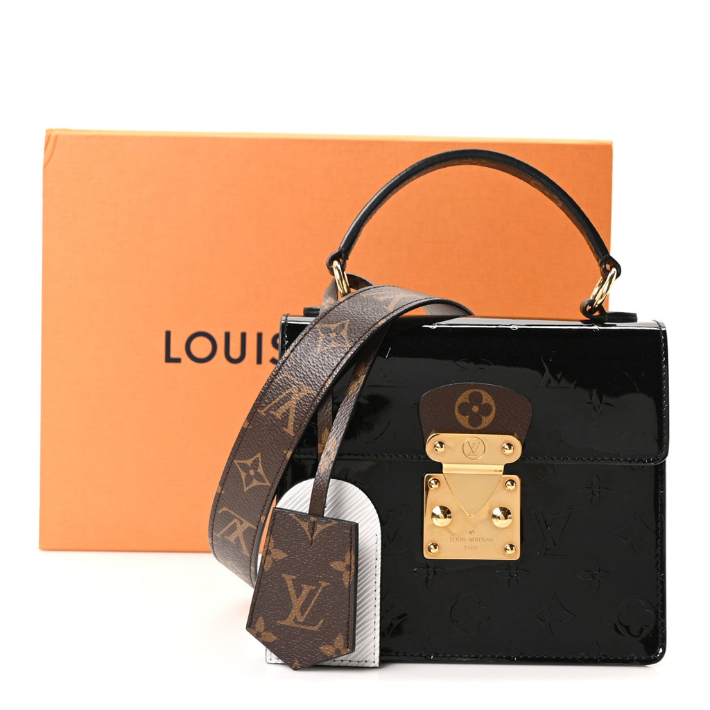 Louis Vuitton Vernis Epi Monogram Spring Street Black