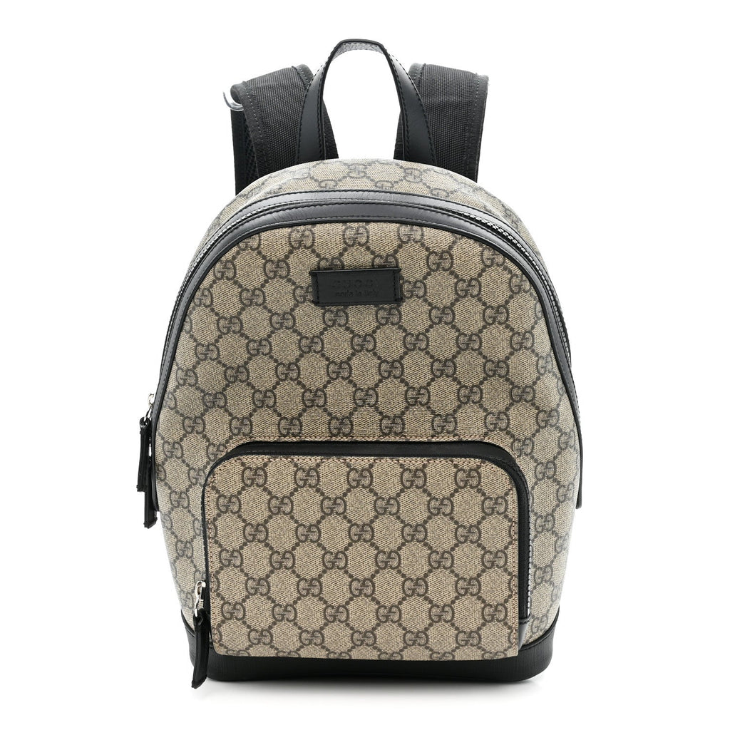 Gucci GG Supreme Monogram Small Eden Day Backpack Black