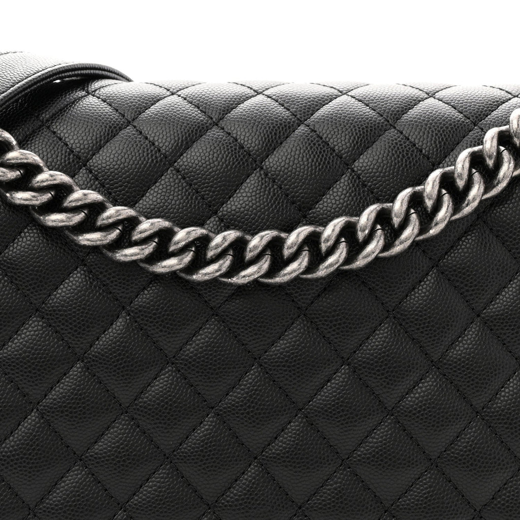Chanel Caviar Quilted New Medium Boy Flap Black