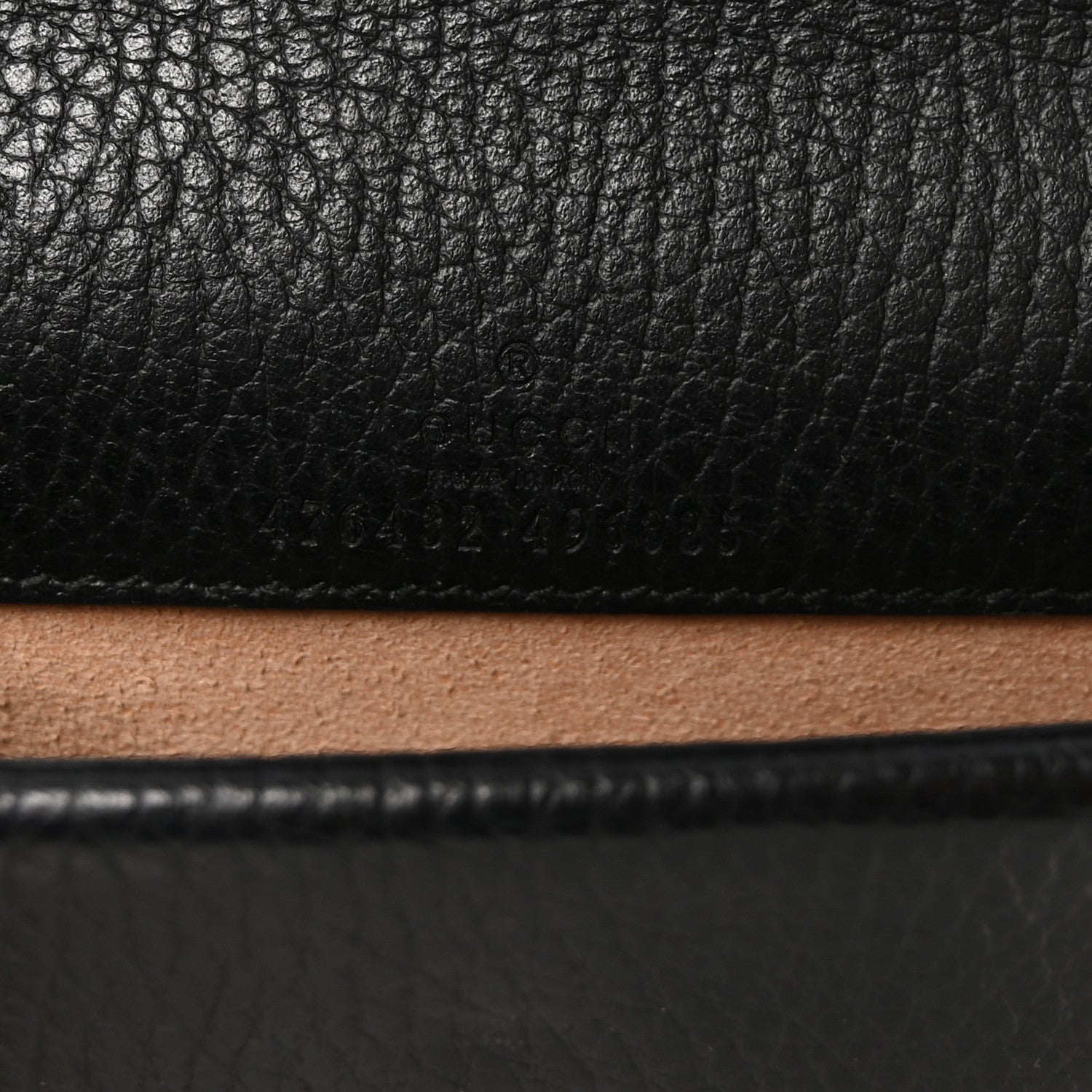 Gucci Calfskin Super Mini Dionysus Shoulder Bag Black