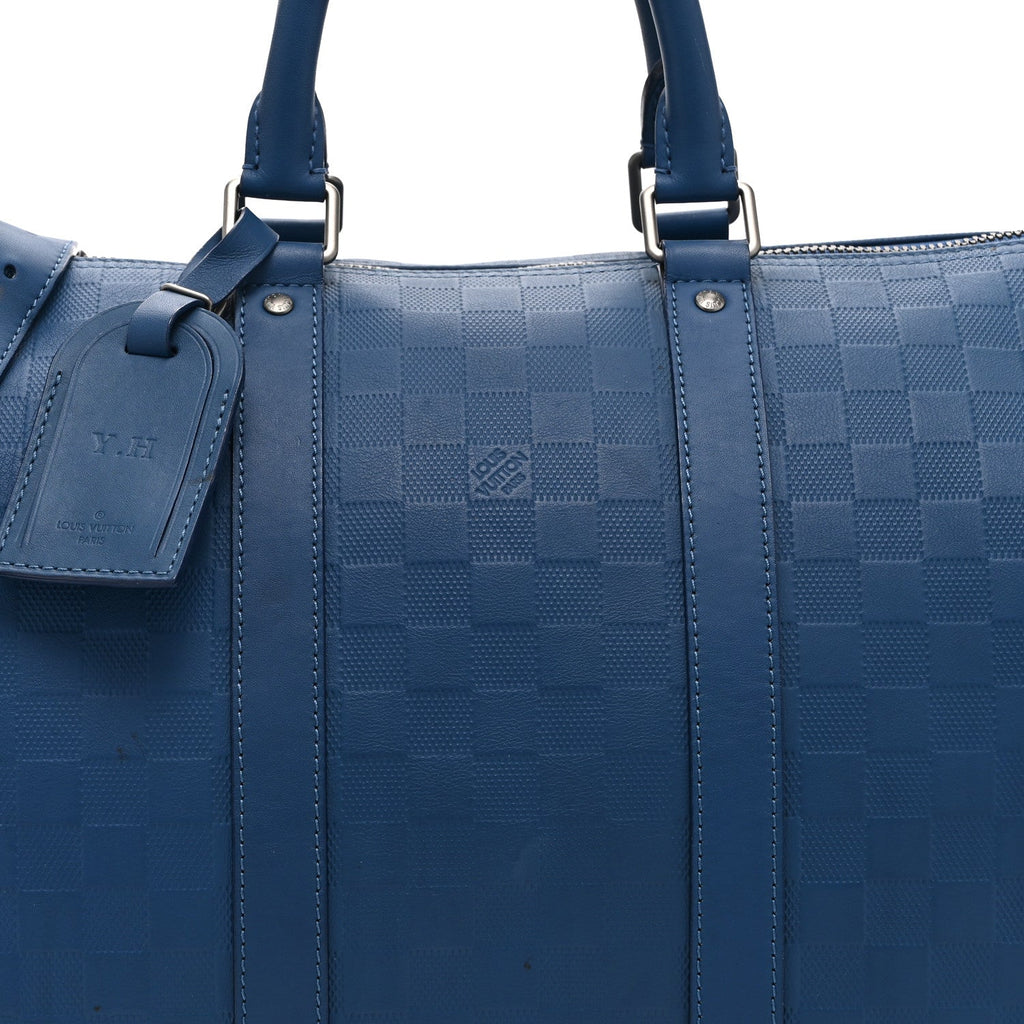 Louis Vuitton Damier Infini Keepall Bandouliere 45 Neptune