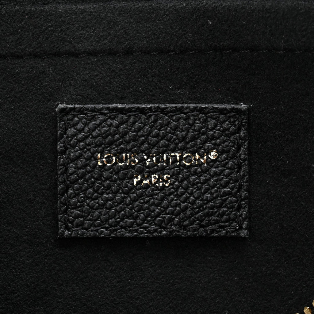 Louis Vuitton Empreinte Monogram Giant Speedy Bandouliere 20 Black
